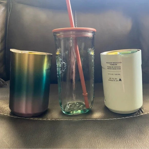 Starbucks tumblers- bundle of 3 - Picture 2 of 12